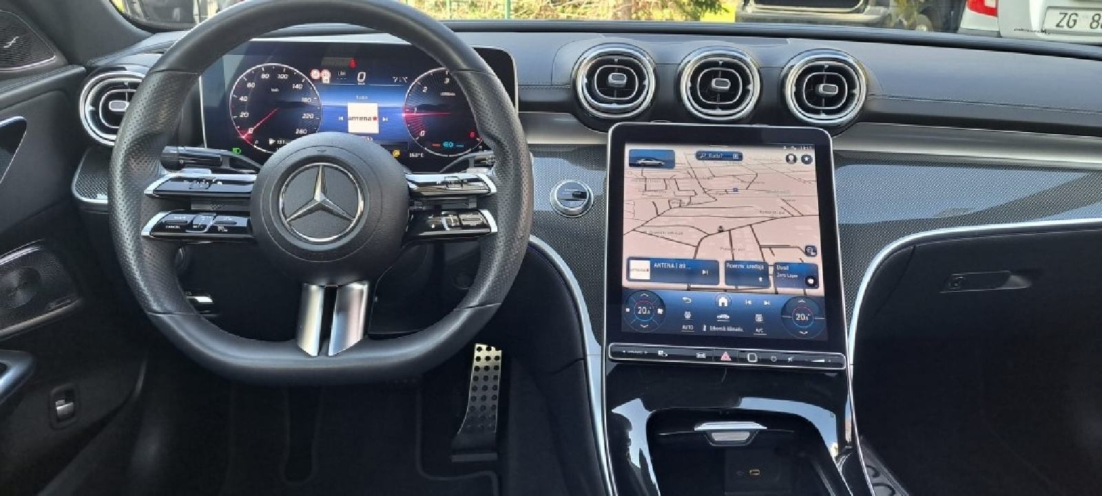 Mercedes-Benz C-klasa 300D AMG 14000km RADAR,PANO,REG.1.G.,LED,KAMERA,, fotografija 15