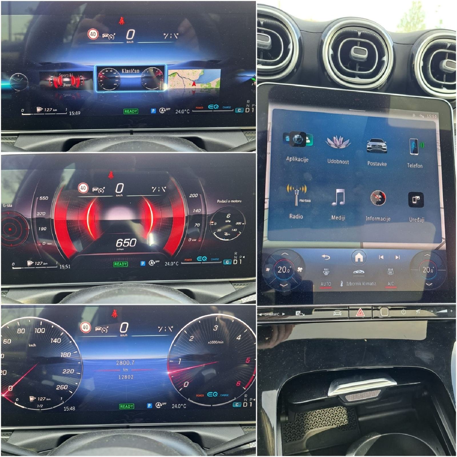 Mercedes-Benz C-klasa 300D AMG 14000km RADAR,PANO,REG.1.G.,LED,KAMERA,, fotografija 9