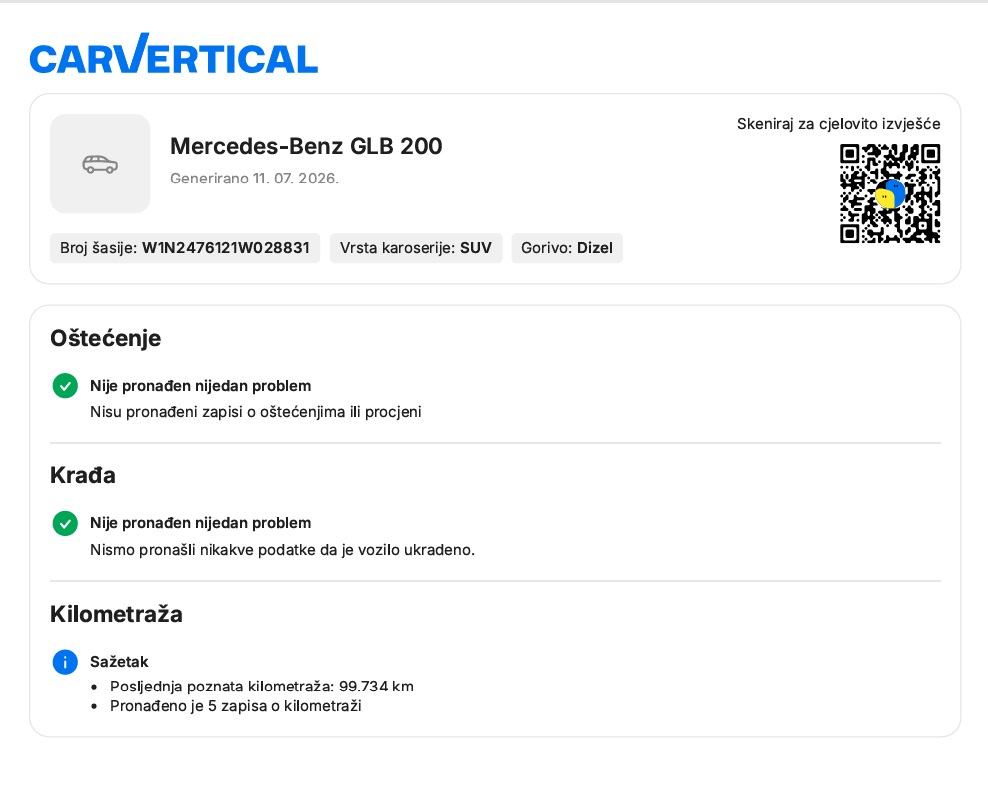 Mercedes-Benz GLB 200D 4MATIC AMG, 360 KAMERA, 102TKM, AUTOM, 7 SJED., fotografija 20