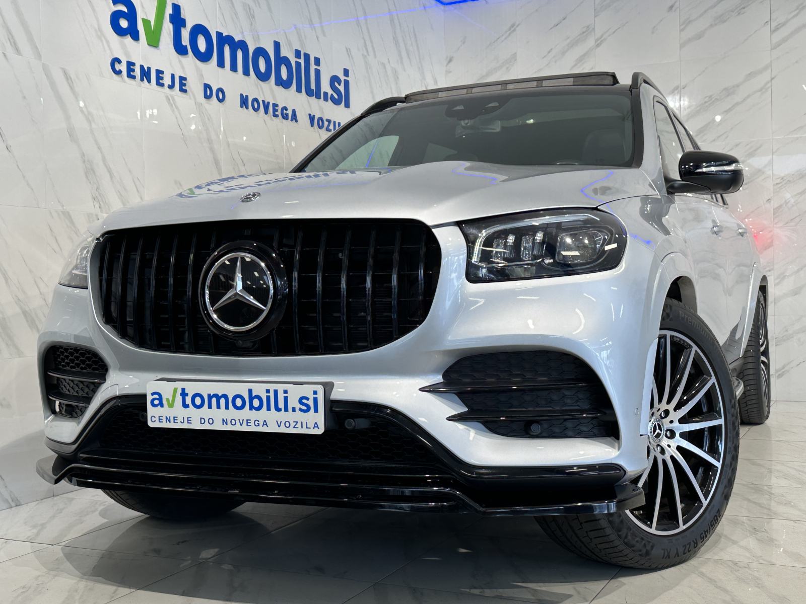 Mercedes-Benz GLS 400d|4M|AMG|Pano|Zračno|ACC|Hlaj|Burm|360K|Kljuka|, pogled izvana - slika 3