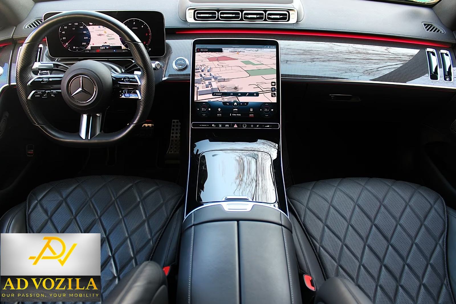 Mercedes-Benz S klasa 400d 4Matic*AMG*CARBON*360night view €89.900 !, fotografija 8