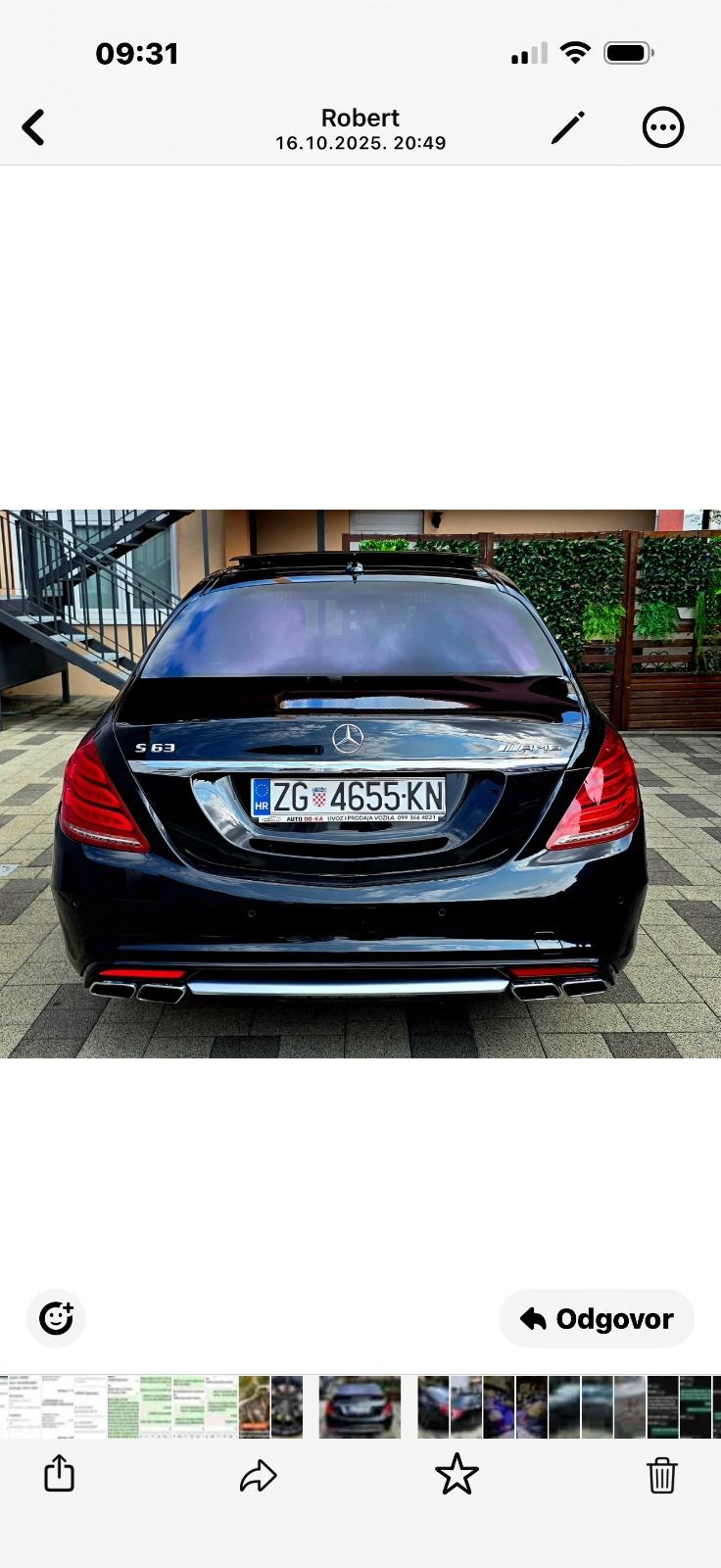 MERCEDES BENZ S63 AMG LONG 115 000 KM FULL OPREMA 4MATIC, fotografija 2