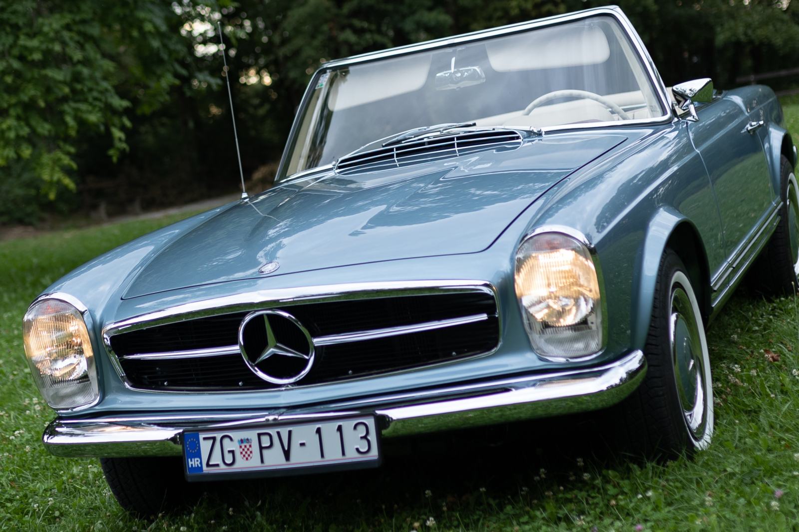 Mercedes-Benz SL roadster 280 SL PAGODA 1968 god, fotografija 7