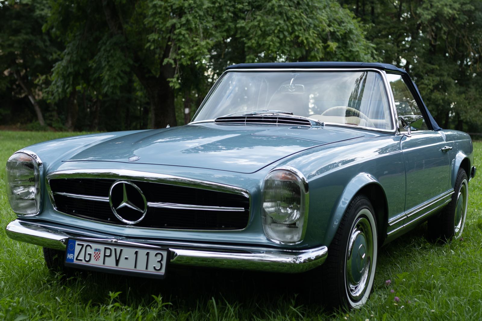 Mercedes-Benz SL roadster 280 SL PAGODA 1968 god, fotografija 13