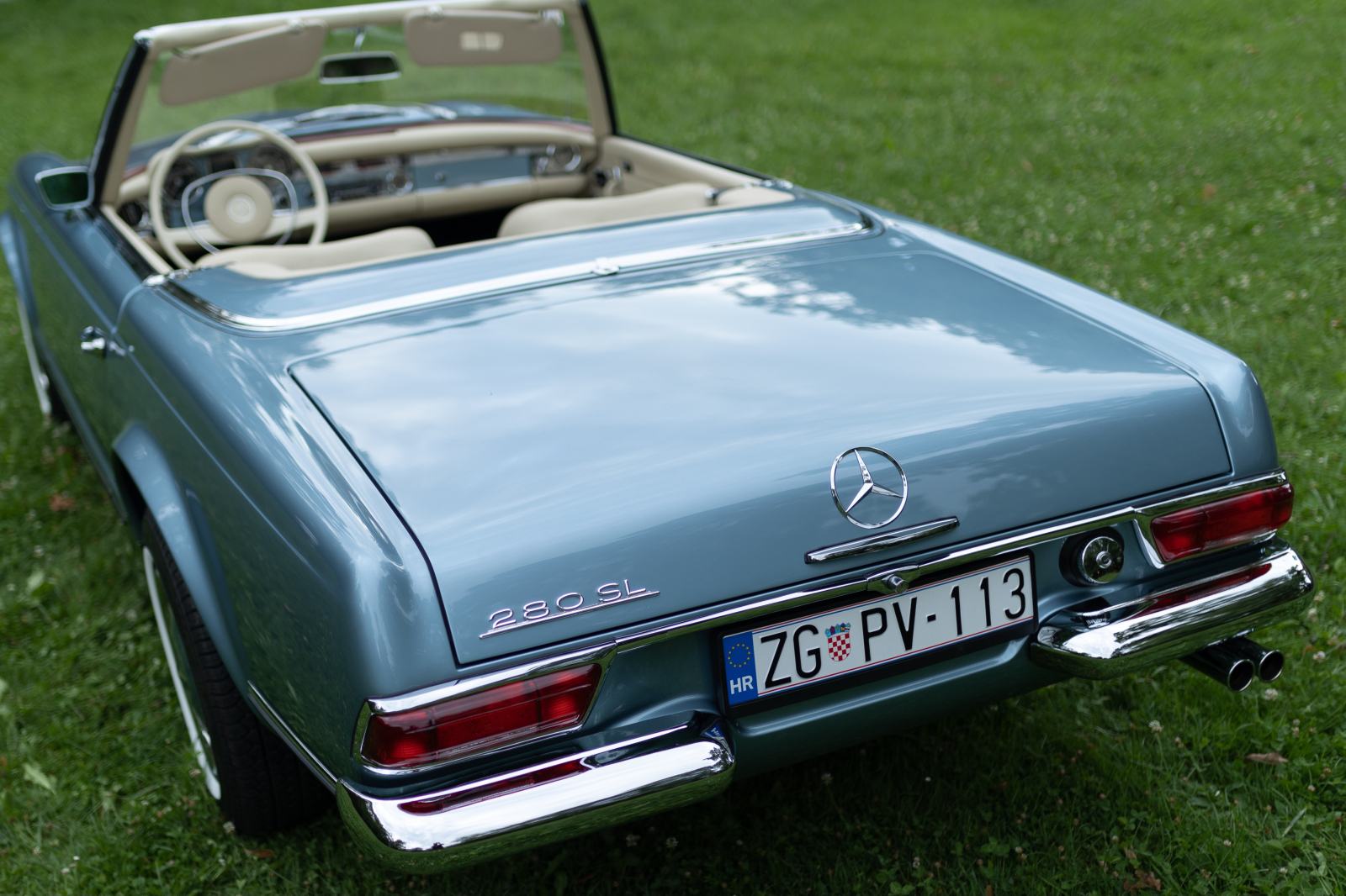 Mercedes-Benz SL roadster 280 SL PAGODA 1968 god, fotografija 16