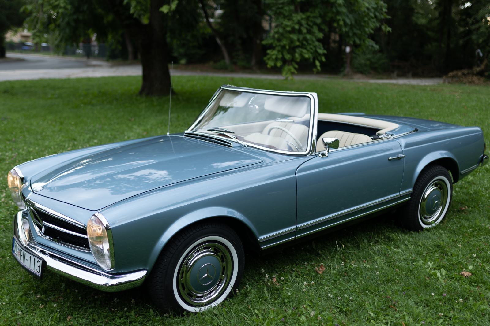 Mercedes-Benz SL roadster 280 SL PAGODA 1968 god, fotografija 18