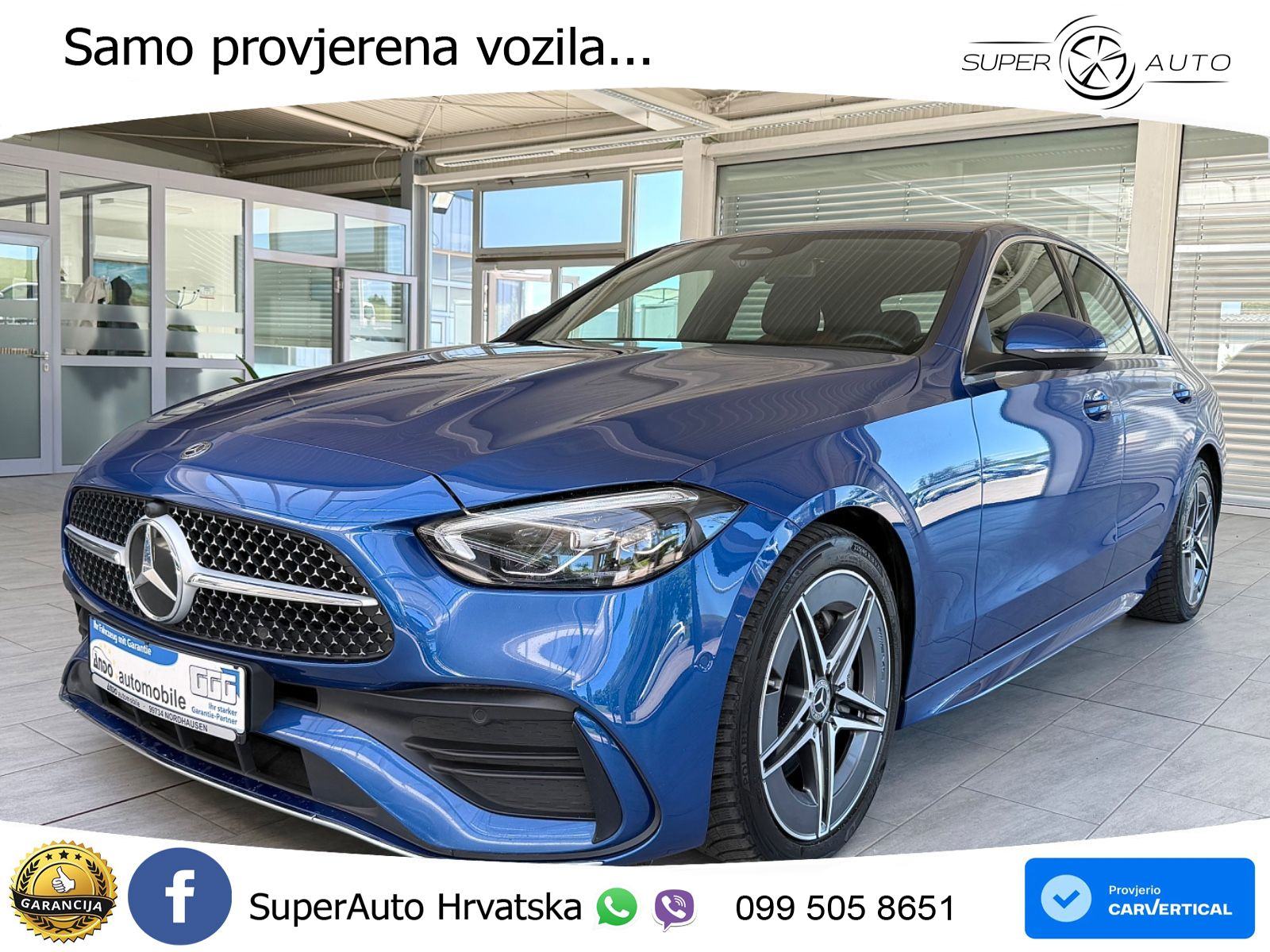 Mercedes C 200 4M Aut. AMG-Line 204 KS, LED+KAM+GR SJED+VIRT+ASIST, pogled izvana - slika 1
