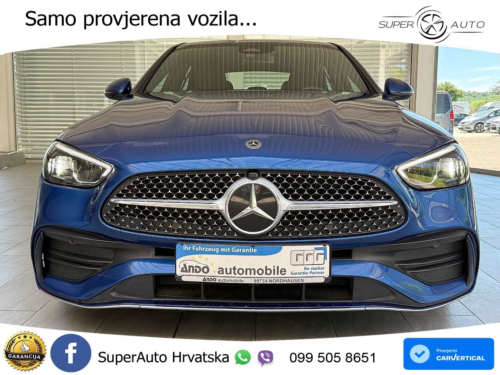 Mercedes C 200 4M Aut. AMG-Line 204 KS, LED+KAM+GR SJED+VIRT+ASIST, pogled izvana - slika 2