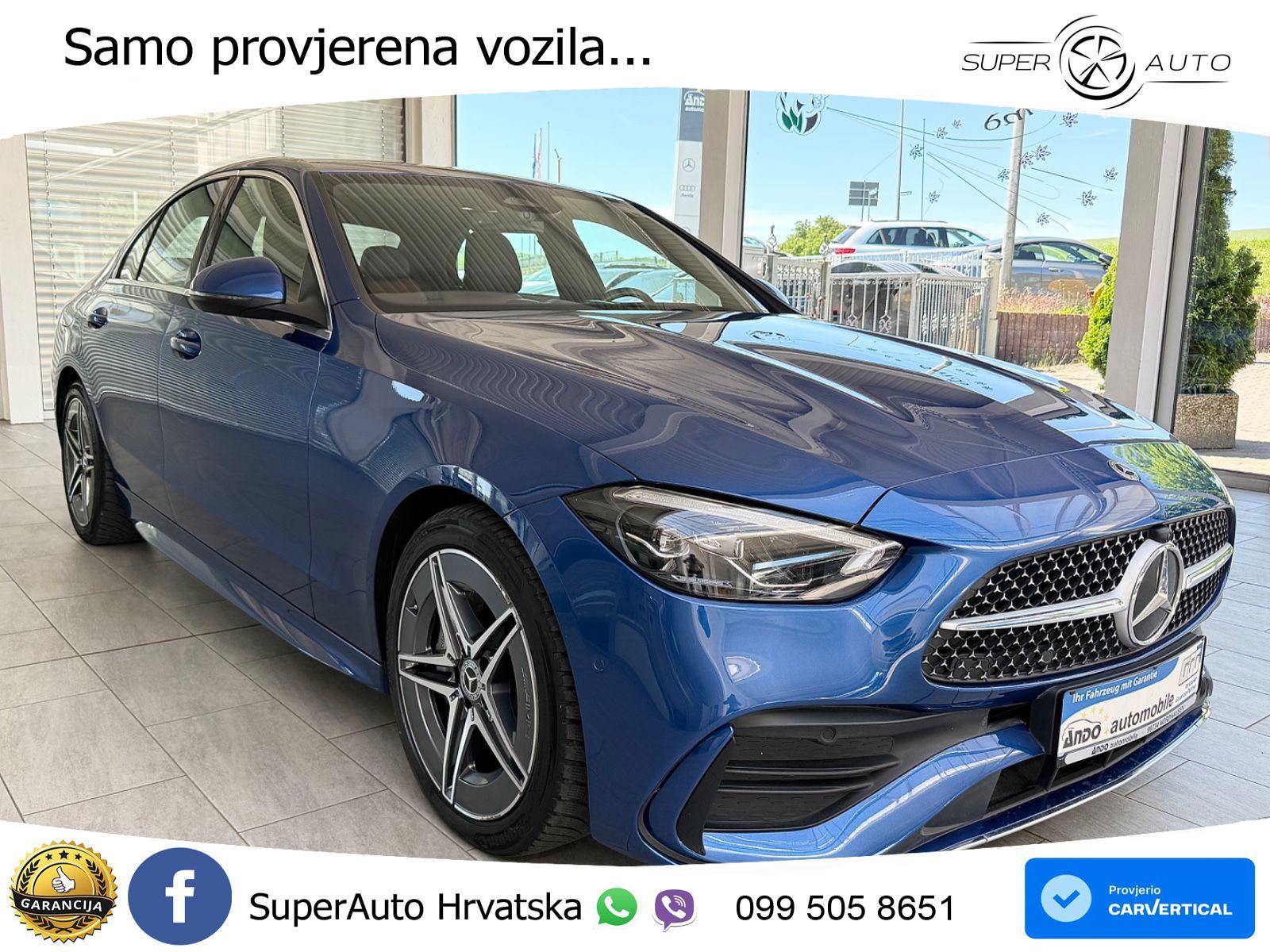 Mercedes C 200 4M Aut. AMG-Line 204 KS, LED+KAM+GR SJED+VIRT+ASIST, pogled izvana - slika 3