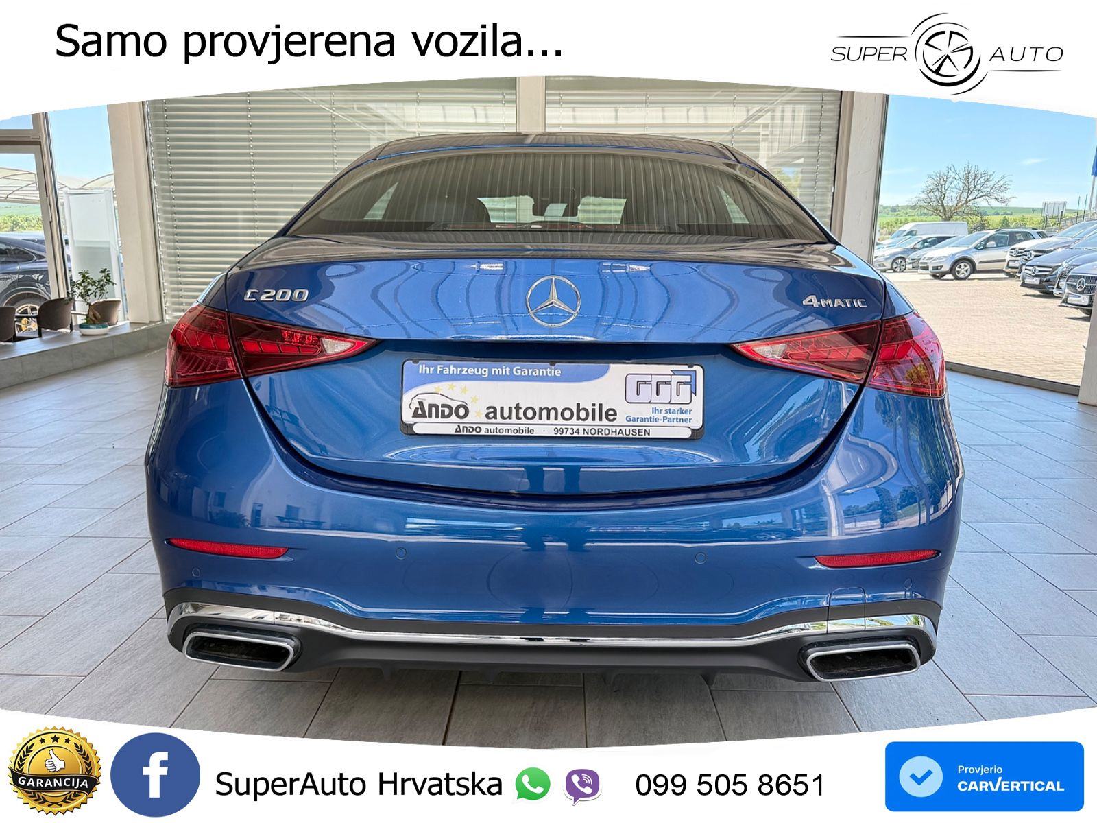Mercedes C 200 4M Aut. AMG-Line 204 KS, LED+KAM+GR SJED+VIRT+ASIST, pogled izvana - slika 4