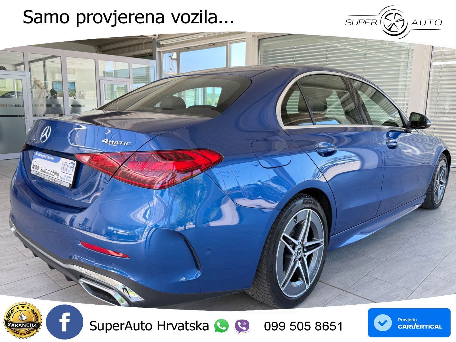 Mercedes C 200 4M Aut. AMG-Line 204 KS, LED+KAM+GR SJED+VIRT+ASIST, pogled izvana - slika 5