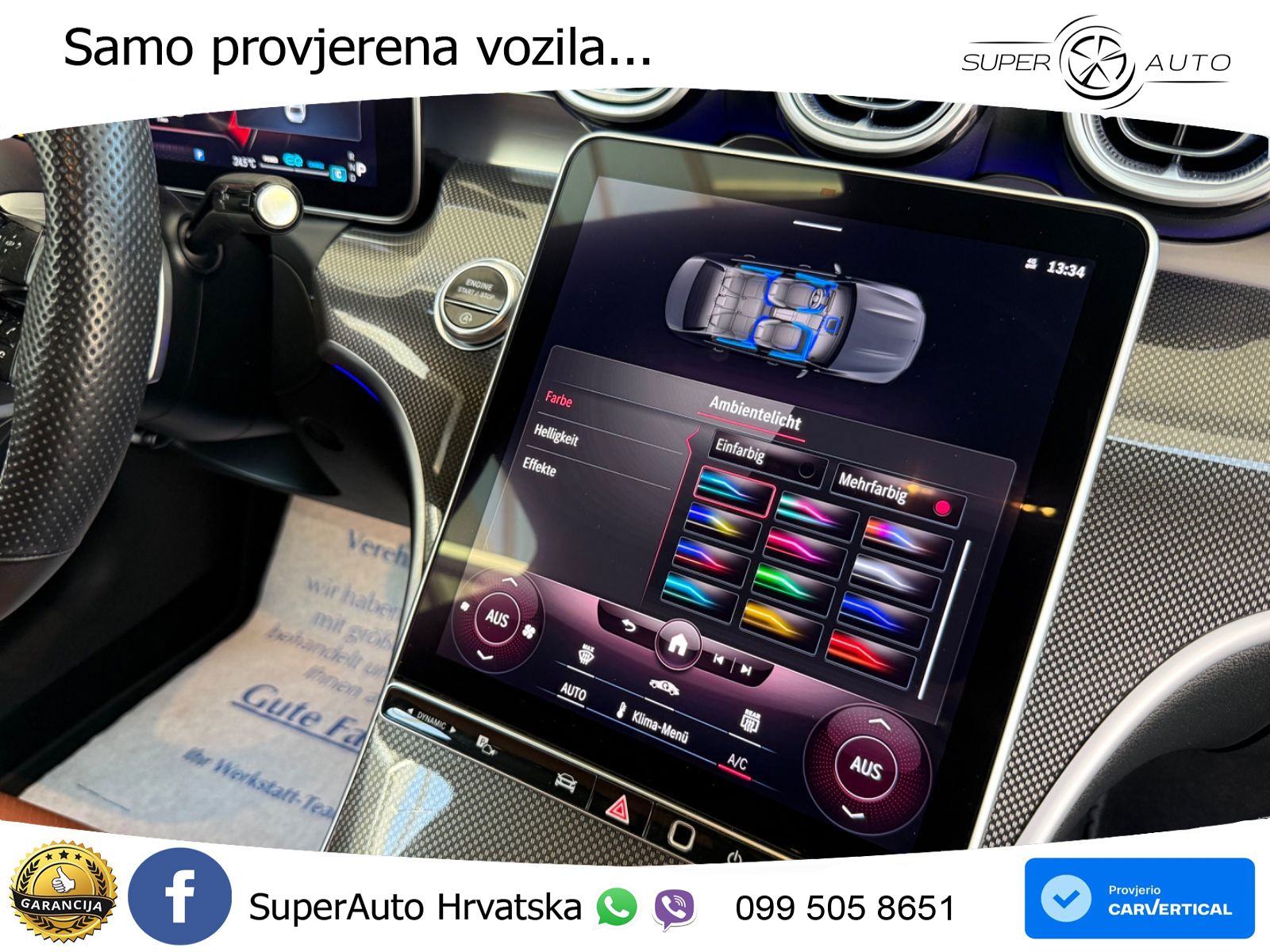 Mercedes C 200 4M Aut. AMG-Line 204 KS, LED+KAM+GR SJED+VIRT+ASIST, fotografija 13