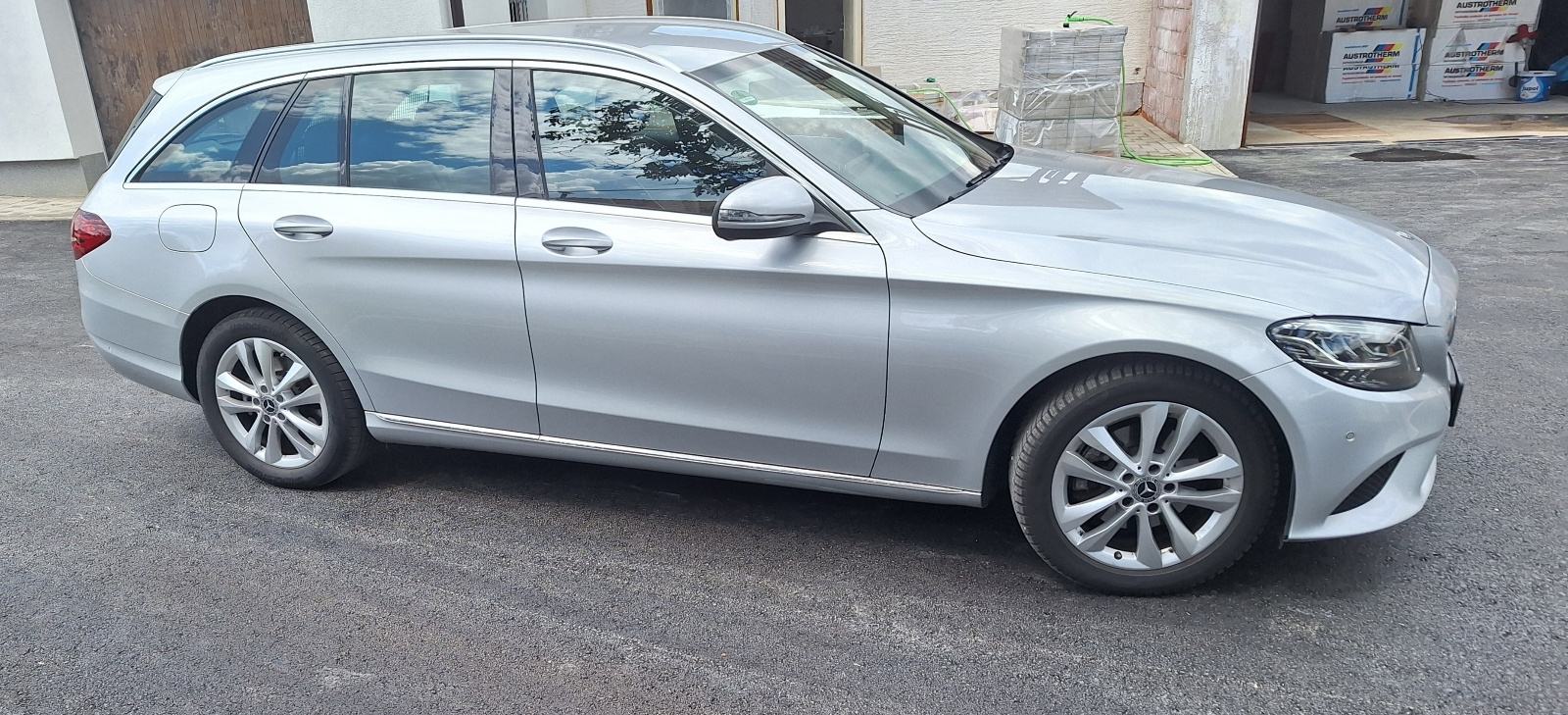 BEZ JAMSTVA 14490, Mercedes C-200 D,garanc 1g,reg+kasko 1g,servis, pogled izvana - slika 3
