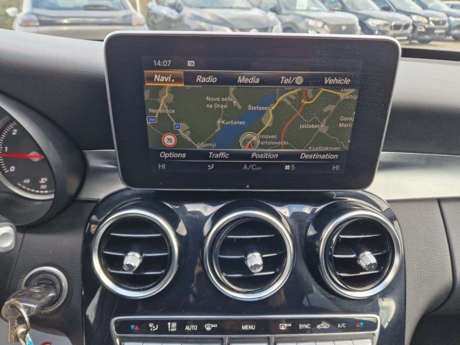 Mercedes C 220 CDI 2014.,AUTOMATIK, NAVI, PARK SENZ.,ALU 17, SERVIS, fotografija 18
