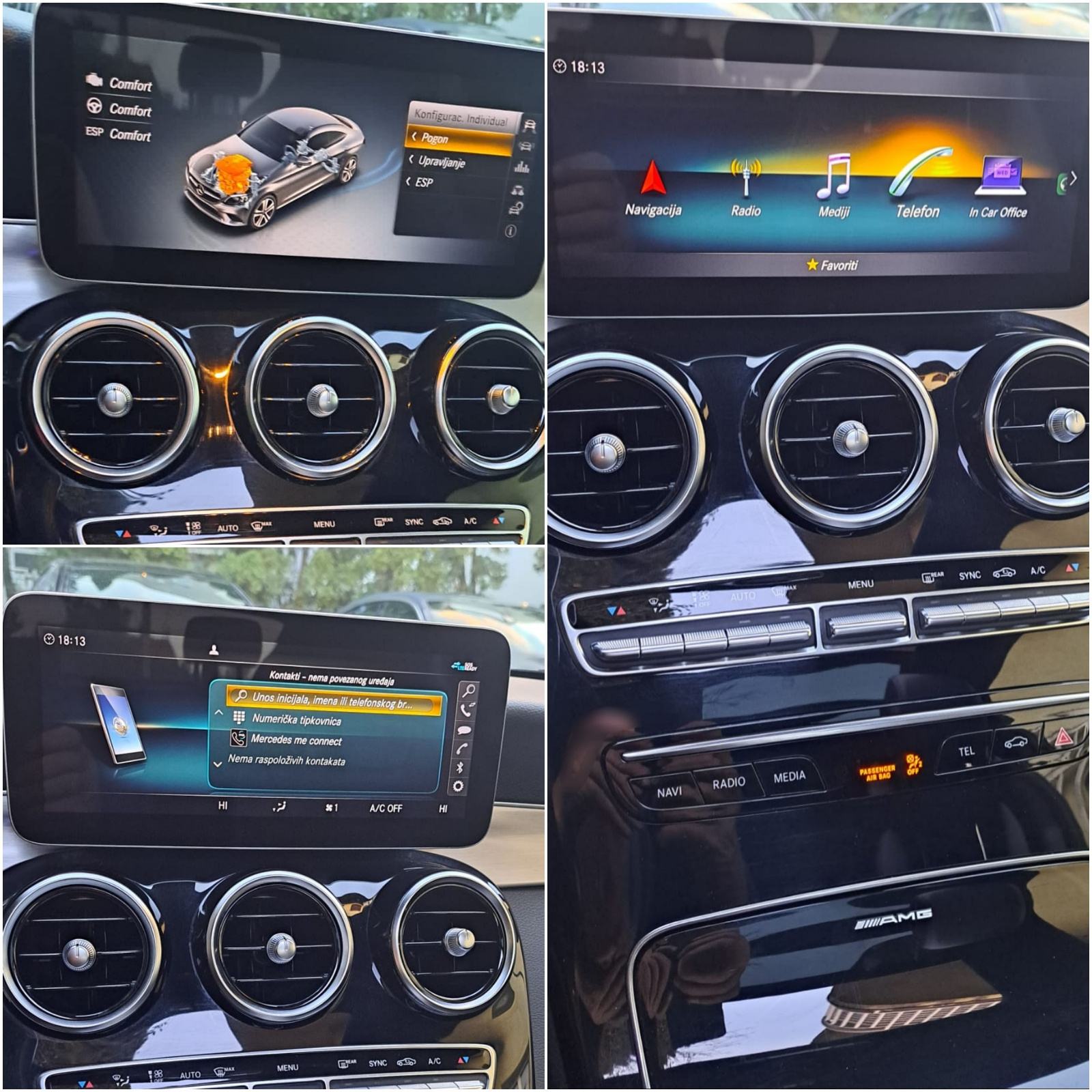 Mercedes C Coupe 220d AMG REG.1.G.,PANO,360,AUT.,AMBI,BURMESTER, fotografija 8