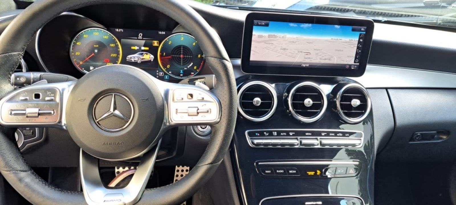 Mercedes C Coupe 220d AMG REG.1.G.,PANO,360,AUT.,AMBI,BURMESTER, fotografija 15