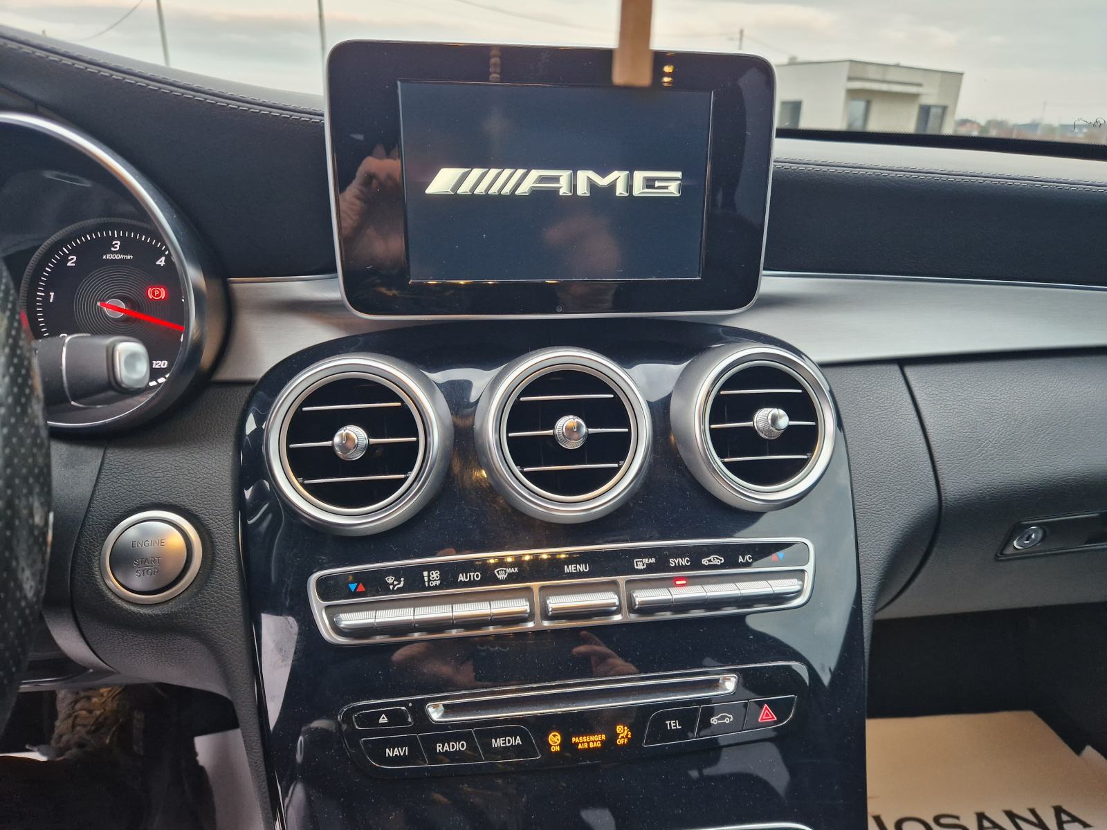 Mercedes-C-klasa 220AMG/Line,Alu18,Navigacija,Koza,Bi-Xenon Kredit-Zam, fotografija 15