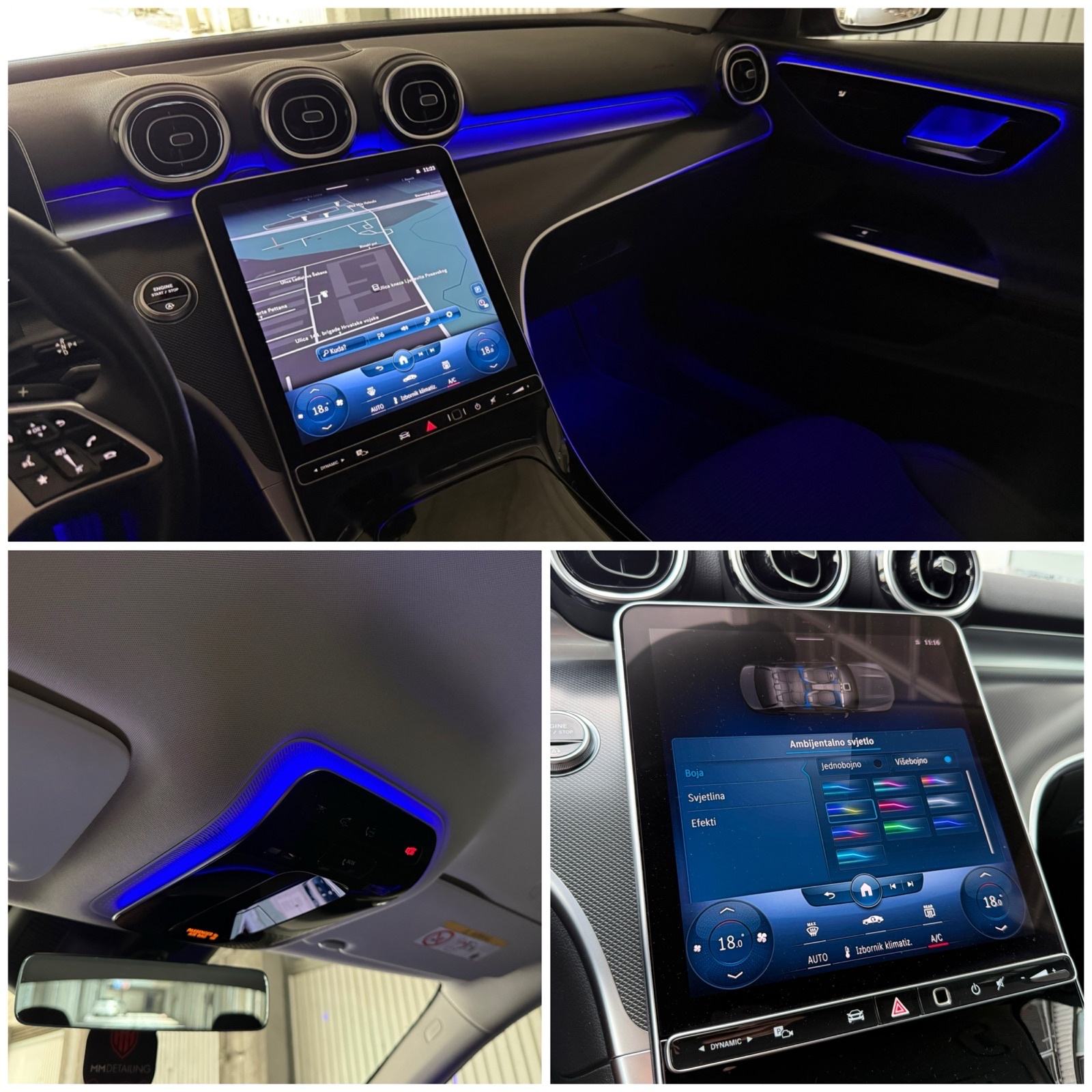 Mercedes C220D AUTOMATIK °WIDESCREEN°KOŽA°KAMERA°LEASING BEZ UČEŠĆA, fotografija 18