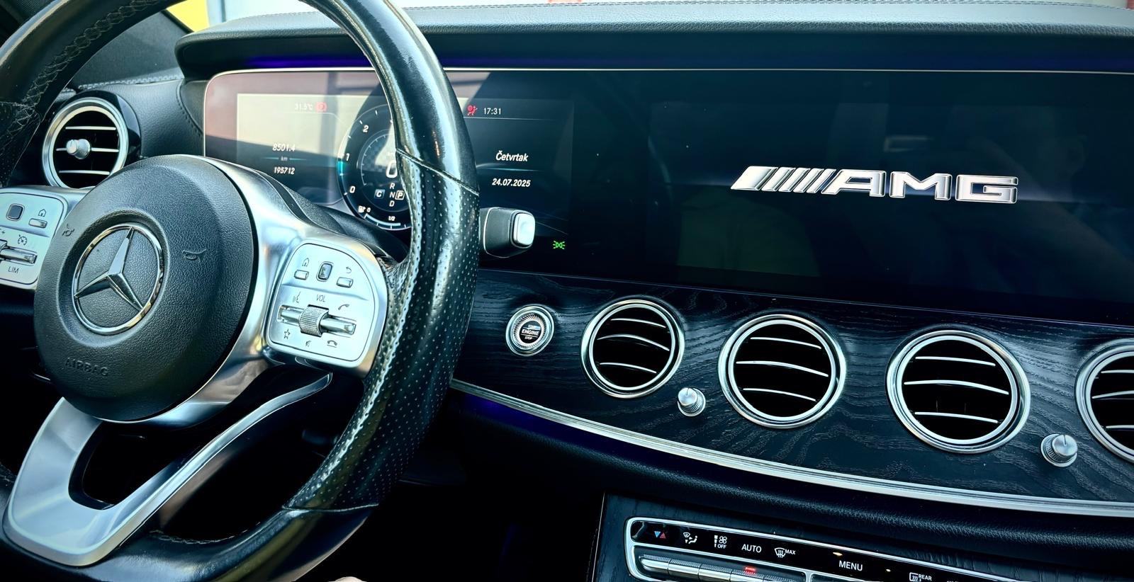 MERCEDES E 220d-AMG-2019-WIDESCREEN-PANORAMA-NOVE LJETNE GUME, fotografija 16