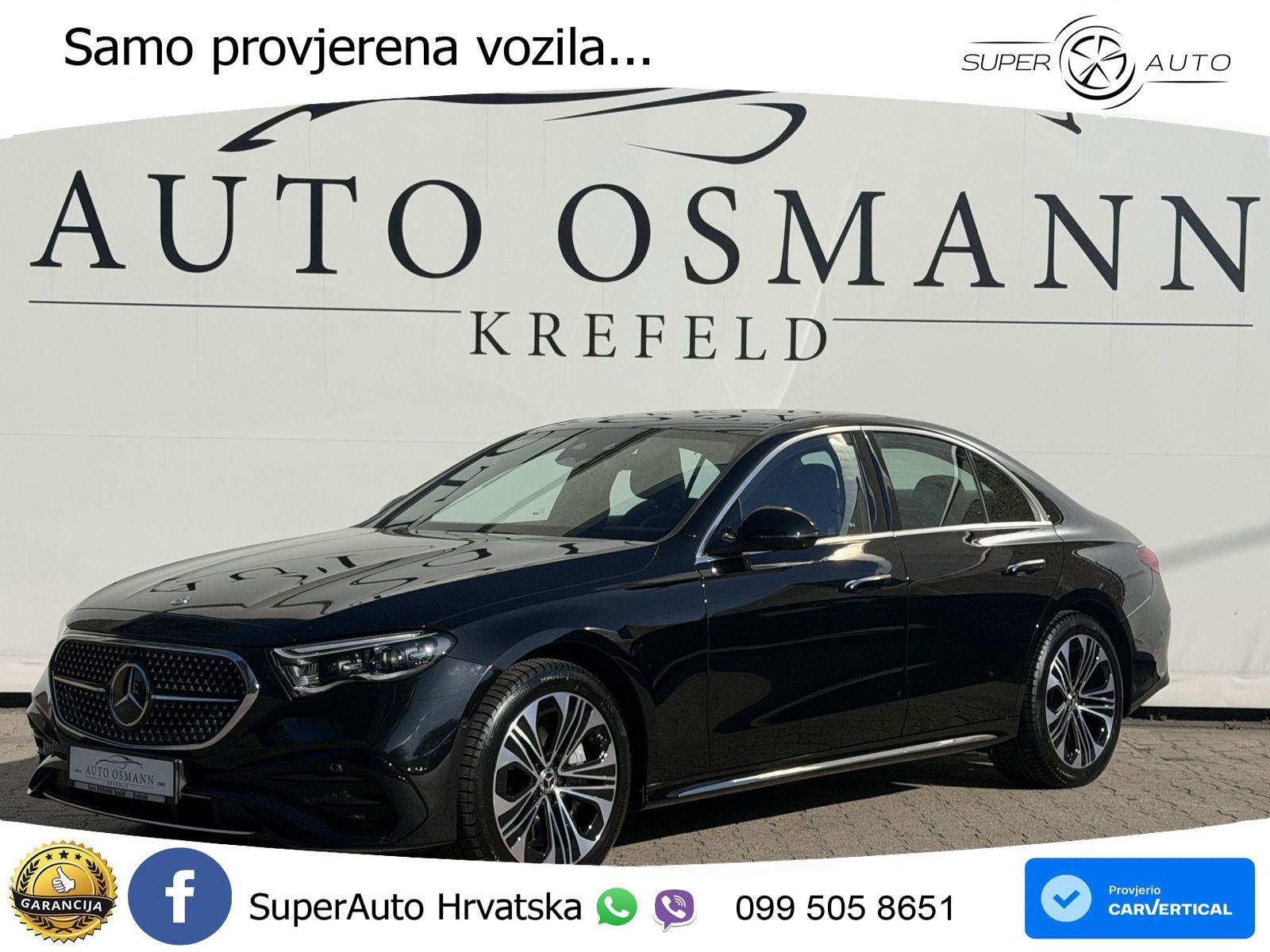 Mercedes E 450d 4M Aut. AMG 367 KS, PANO+ZRAČ+360+ACC+GR SJED+HEAD+KEY, pogled izvana - slika 1