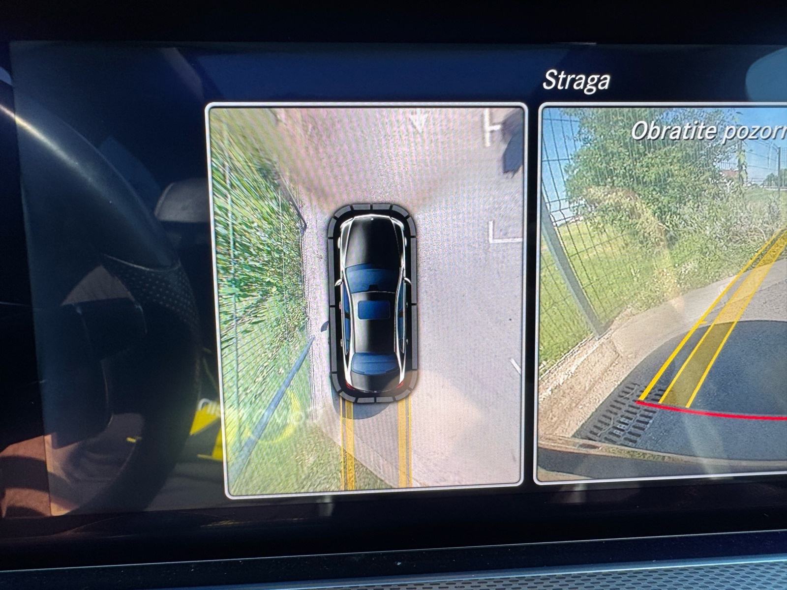 Mercedes E220d AMG, Pano, kamera 360, fotografija 15