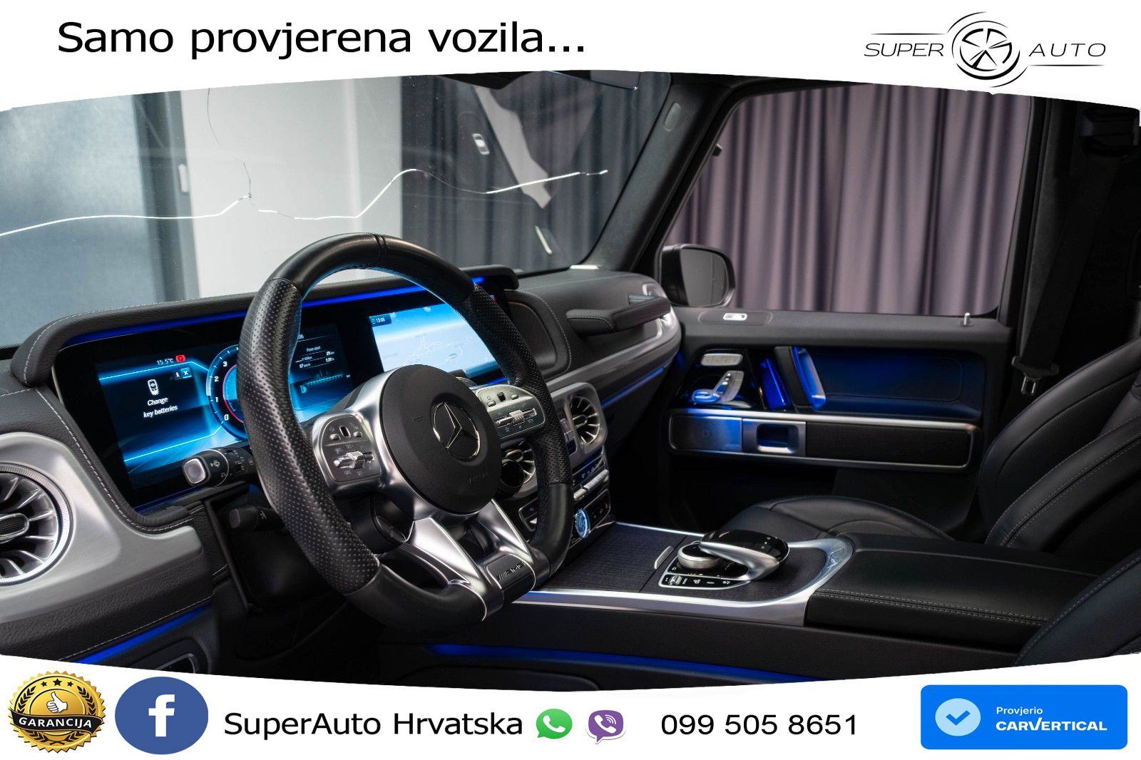 Mercedes G 63 V8 4M 9G-Tr. AMG 585 KS, MULTIB+ACC+4xGR SJED+360+PDC, fotografija 11