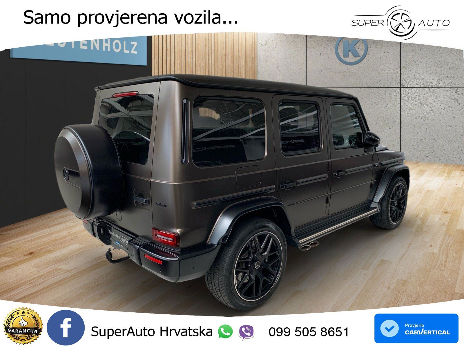 Mercedes G 63 V8 4M 9G-Tr. AMG 585 KS, MULTIB+ACC+4xGR SJED+360+PDC, fotografija 3