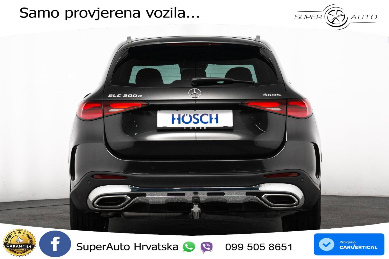 Mercedes GLC 300d 4M 9G-Tr. AMG Advanced+ 269 KS, LED+ACC+GR SJED+KAM, fotografija 4