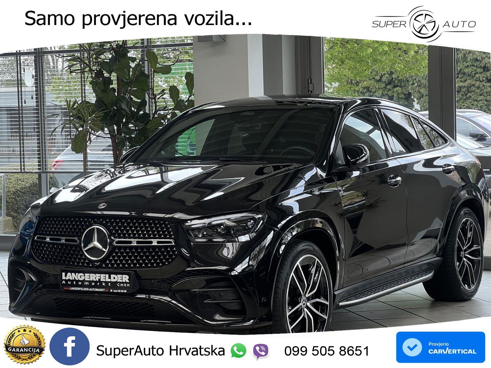 Mercedes GLE Coupe 450d (367 KS) EQ Boost 4MATIC 9G-TRONIC AMG LED+GR, fotografija 8