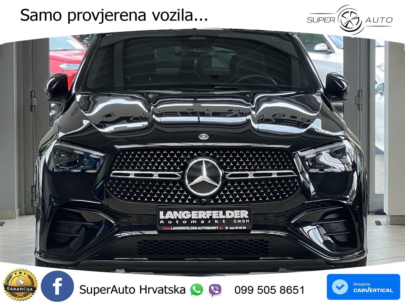 Mercedes GLE Coupe 450d (367 KS) EQ Boost 4MATIC 9G-TRONIC AMG LED+GR, fotografija 9