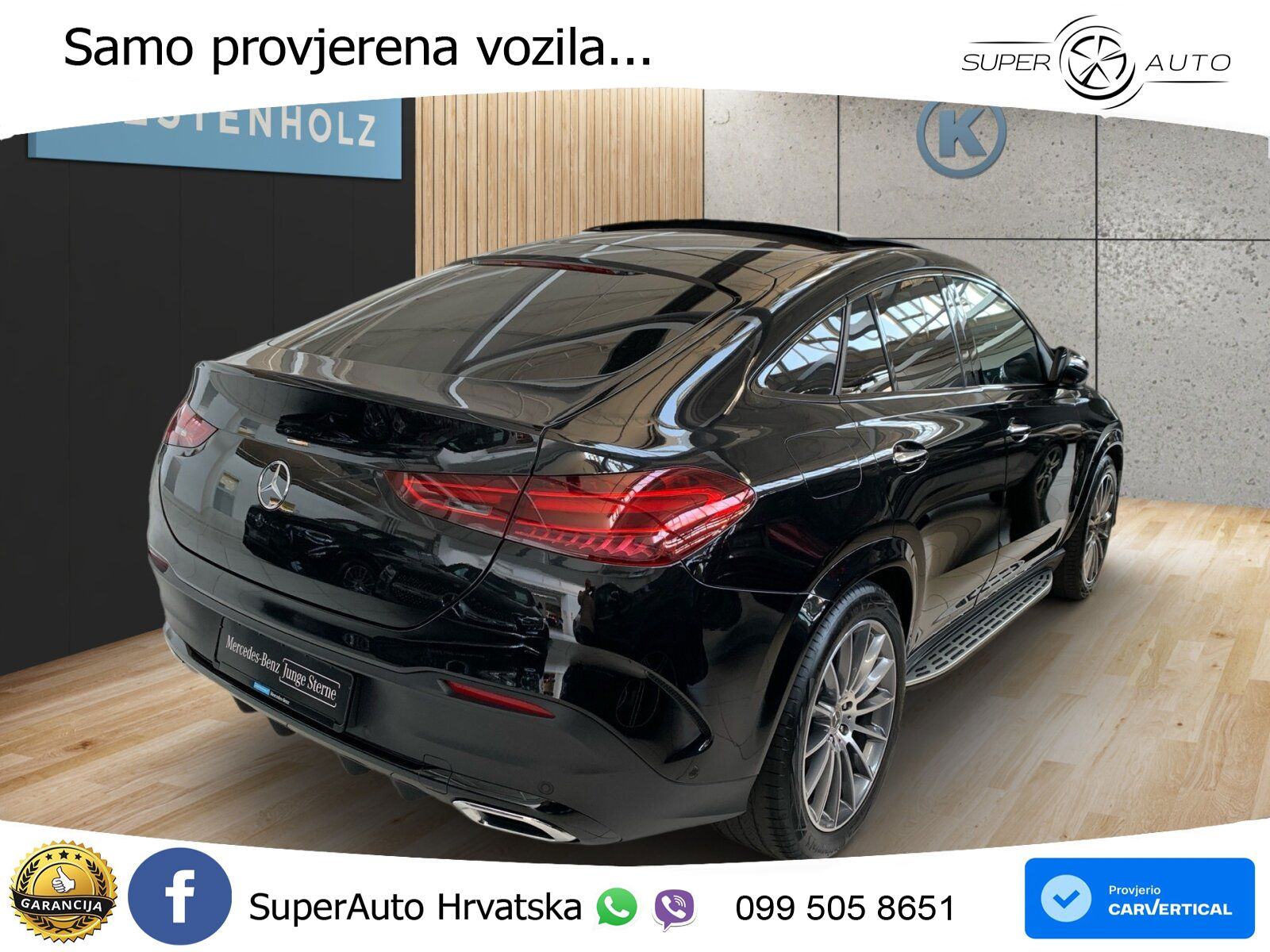 Mercedes GLE Coupe 450d (367 KS) EQ Boost 4MATIC 9G-TRONIC AMG LED+GR, fotografija 3