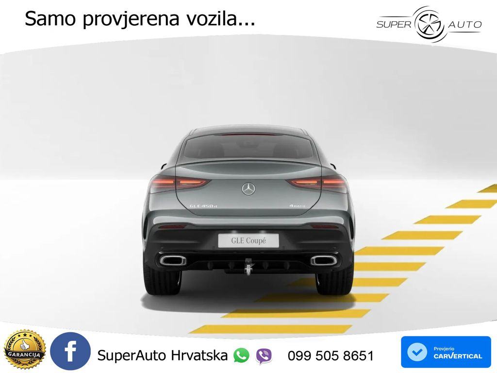 Mercedes GLE Coupe 450d (367 KS) EQ Boost 4MATIC 9G-TRONIC AMG LED+GR, fotografija 6