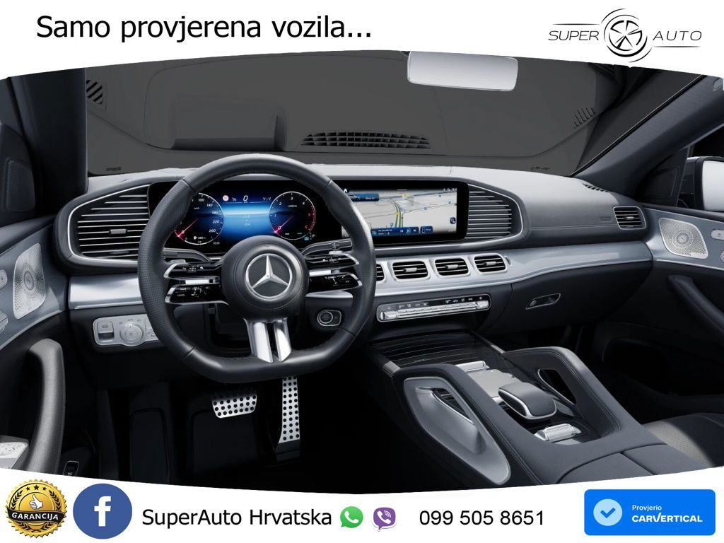 Mercedes GLE Coupe 450d (367 KS) EQ Boost 4MATIC 9G-TRONIC AMG LED+GR, fotografija 10
