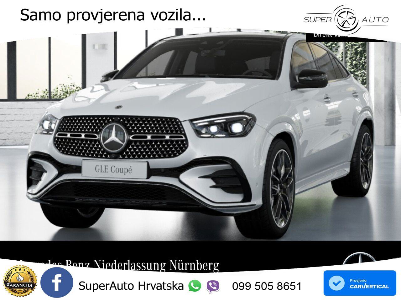 Mercedes GLE Coupe 450d (367 KS) EQ Boost 4MATIC 9G-TRONIC AMG LED+GR