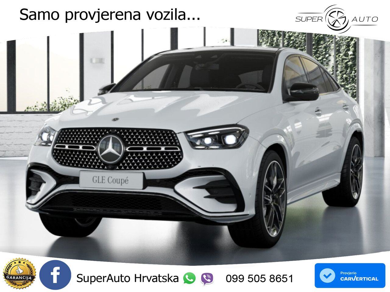 Mercedes GLE Coupe 450d (367 KS) EQ Boost 4MATIC 9G-TRONIC AMG LED+GR, fotografija 2