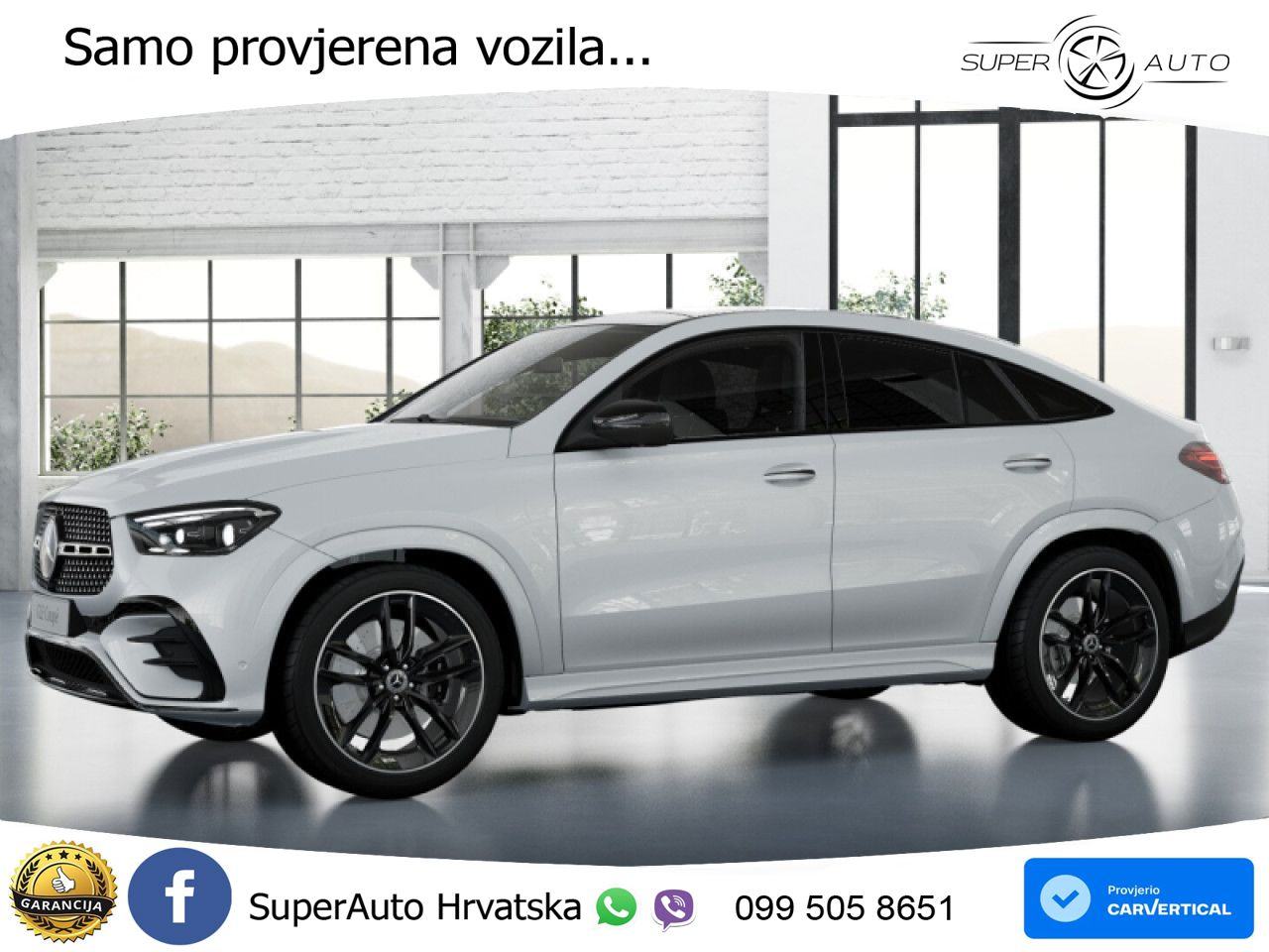 Mercedes GLE Coupe 450d (367 KS) EQ Boost 4MATIC 9G-TRONIC AMG LED+GR, fotografija 3