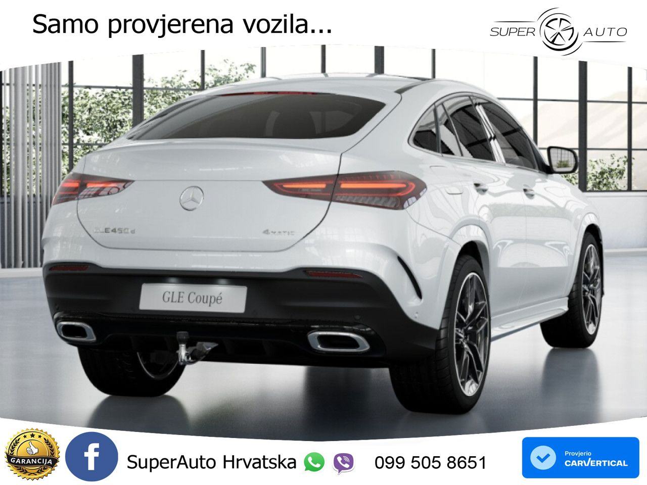 Mercedes GLE Coupe 450d (367 KS) EQ Boost 4MATIC 9G-TRONIC AMG LED+GR, fotografija 4