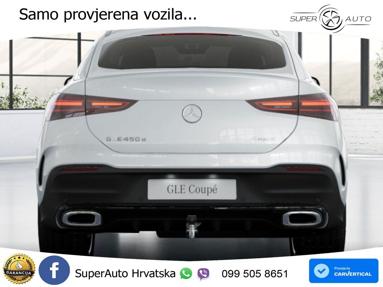Mercedes GLE Coupe 450d (367 KS) EQ Boost 4MATIC 9G-TRONIC AMG LED+GR, fotografija 7