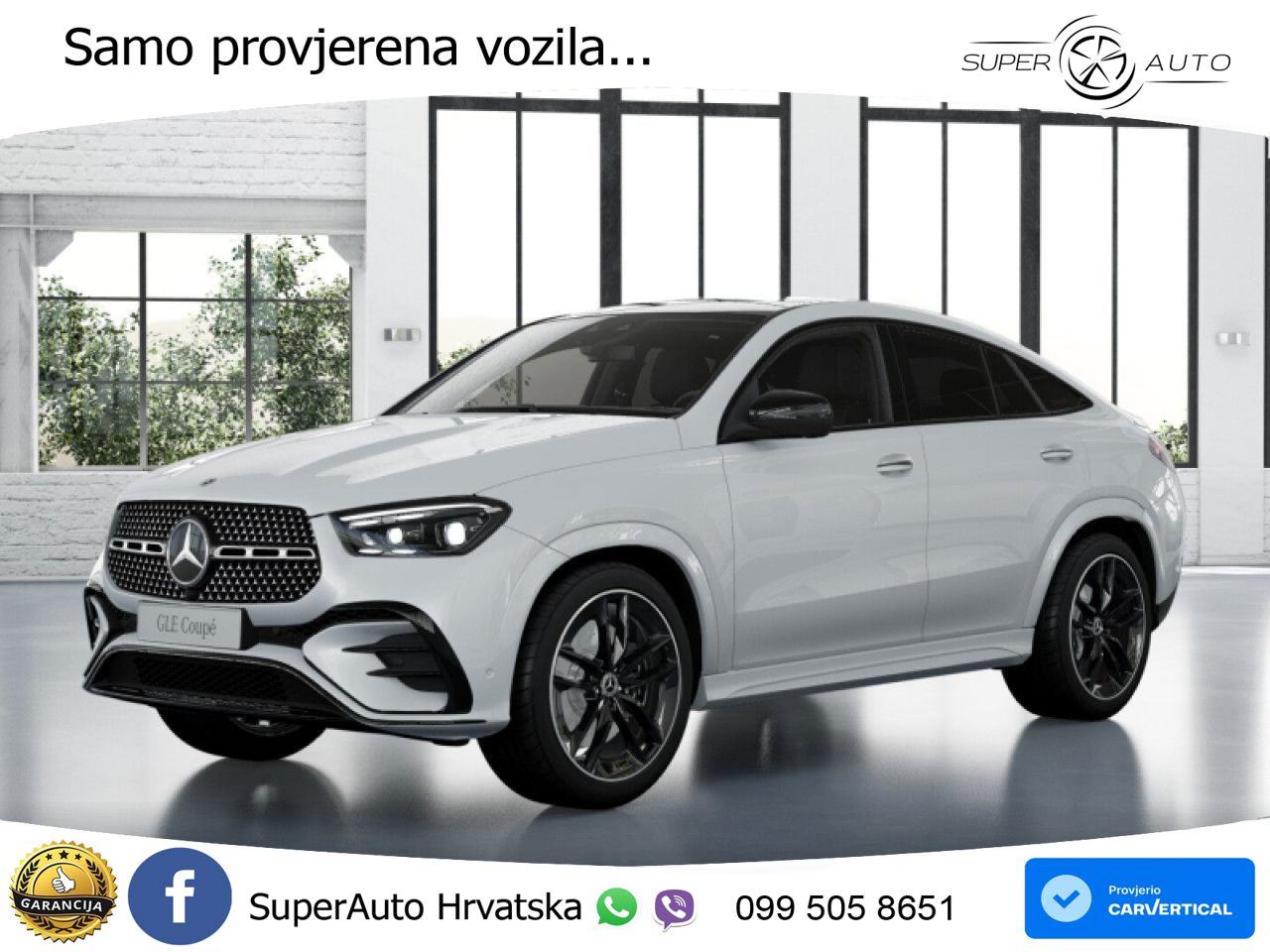 Mercedes GLE Coupe 450d (367 KS) EQ Boost 4MATIC 9G-TRONIC AMG LED+GR, fotografija 12