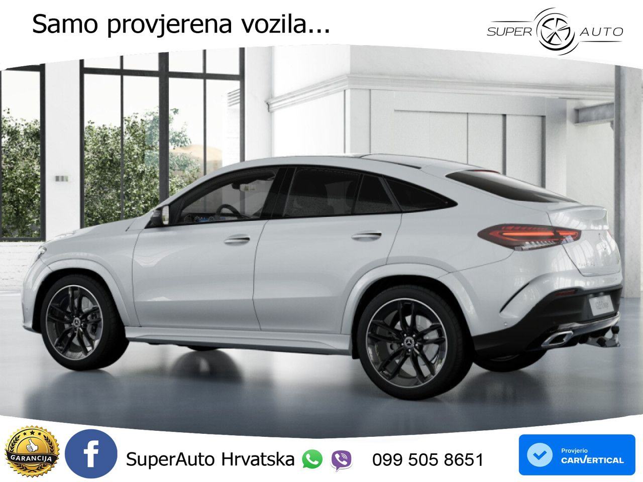 Mercedes GLE Coupe 450d (367 KS) EQ Boost 4MATIC 9G-TRONIC AMG LED+GR, fotografija 13
