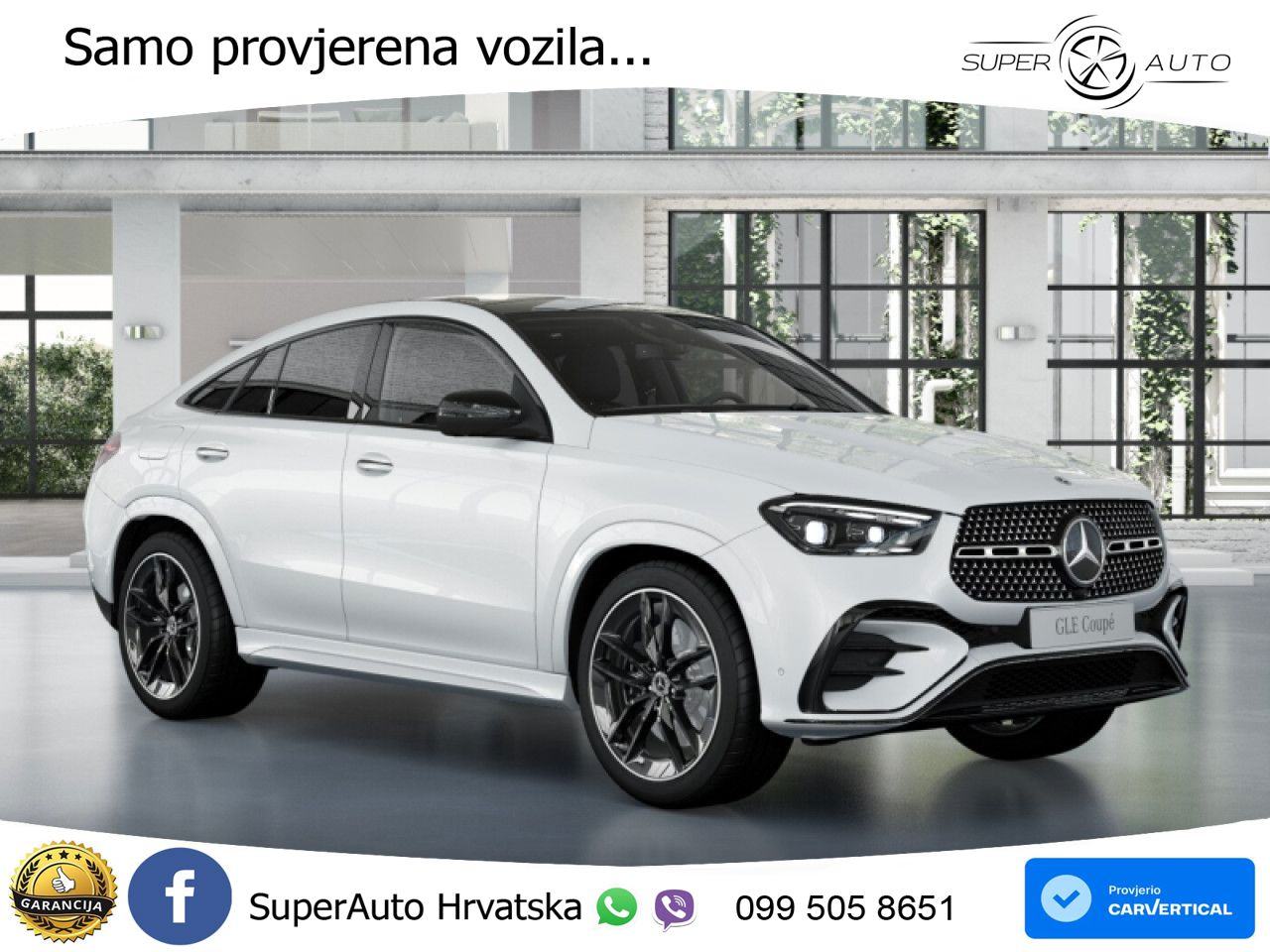 Mercedes GLE Coupe 450d (367 KS) EQ Boost 4MATIC 9G-TRONIC AMG LED+GR, fotografija 16