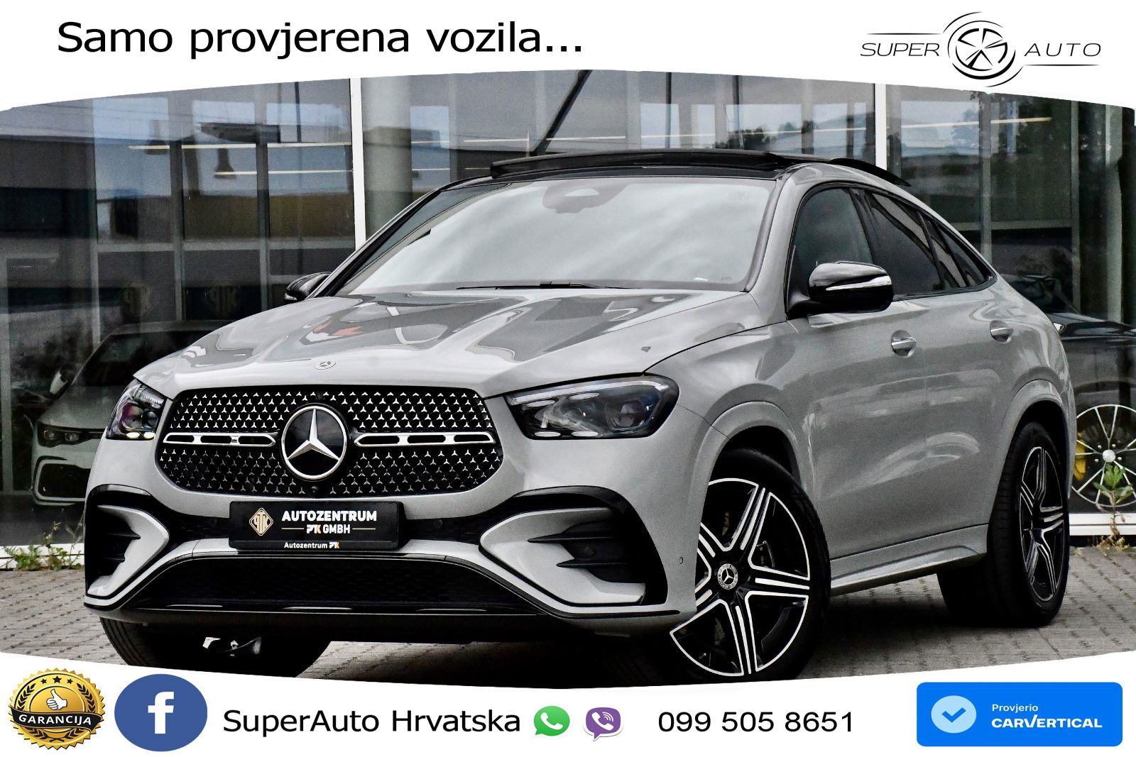 Mercedes GLE Coupe 450d (367 KS) EQ Boost 4MATIC 9G-TRONIC AMG LED+GR