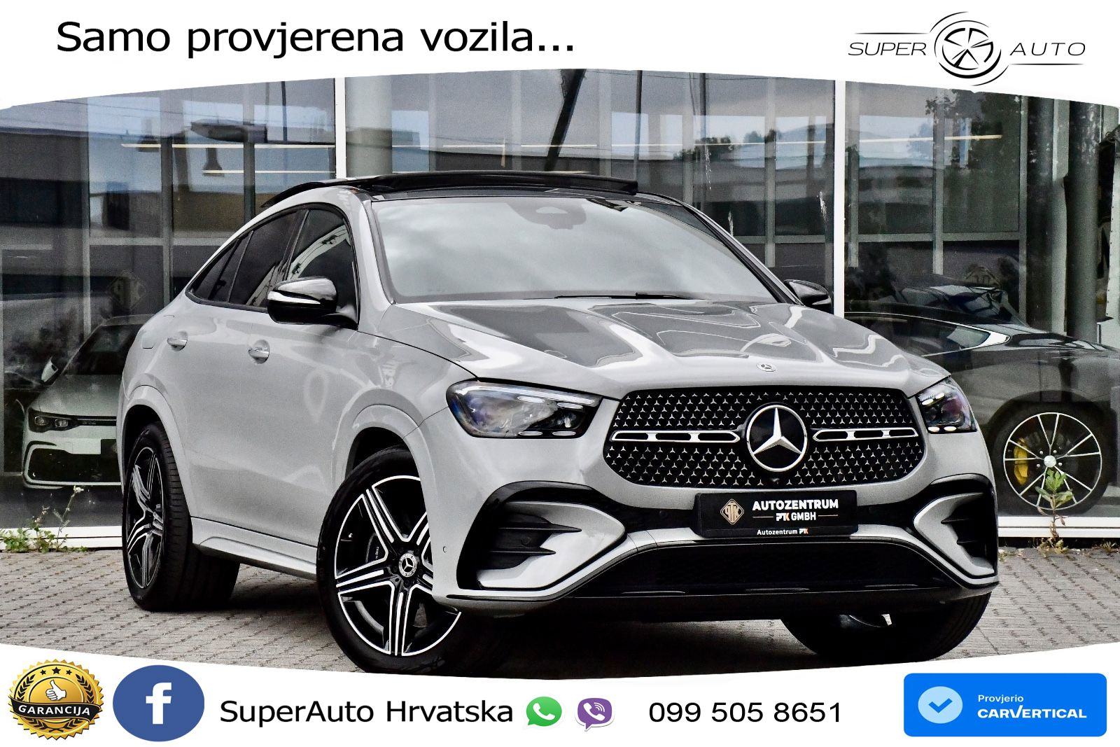 Mercedes GLE Coupe 450d (367 KS) EQ Boost 4MATIC 9G-TRONIC AMG LED+GR, fotografija 3