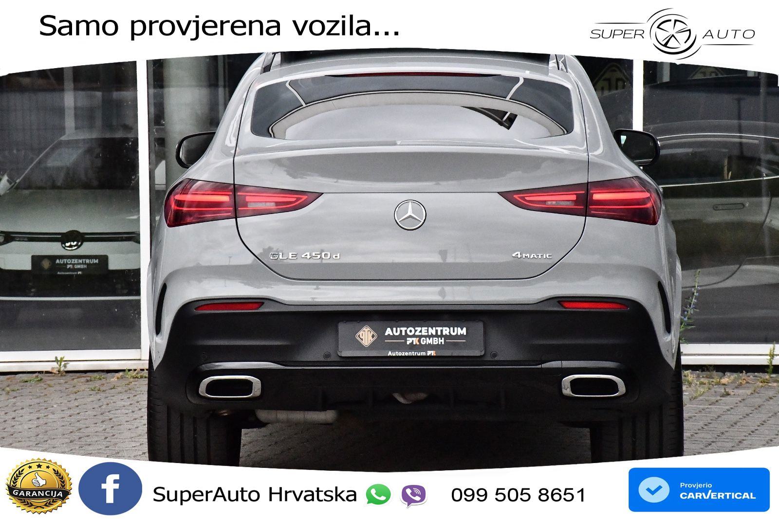Mercedes GLE Coupe 450d (367 KS) EQ Boost 4MATIC 9G-TRONIC AMG LED+GR, fotografija 5