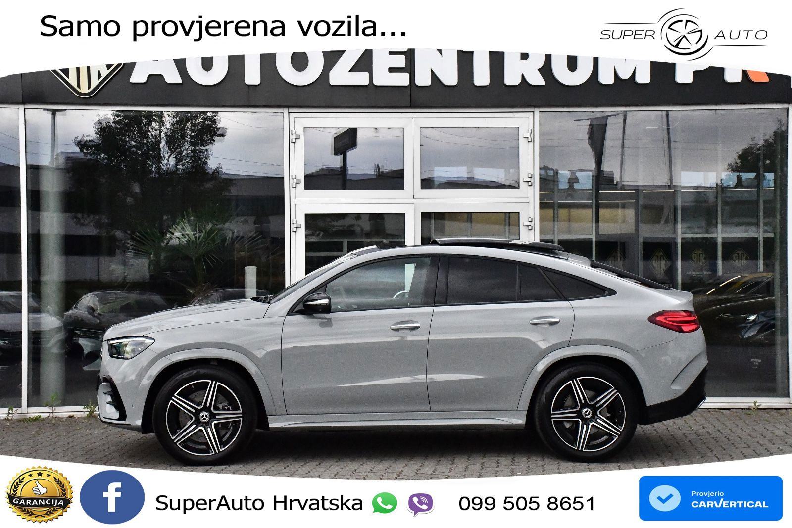 Mercedes GLE Coupe 450d (367 KS) EQ Boost 4MATIC 9G-TRONIC AMG LED+GR, fotografija 7