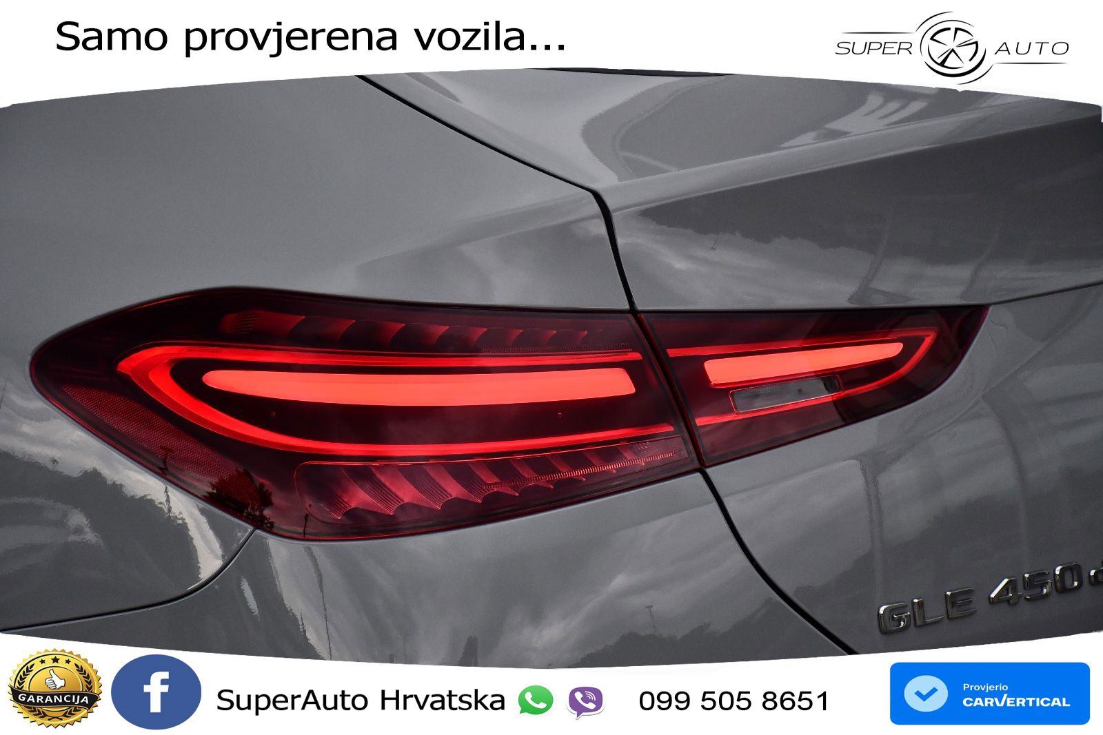 Mercedes GLE Coupe 450d (367 KS) EQ Boost 4MATIC 9G-TRONIC AMG LED+GR, fotografija 9