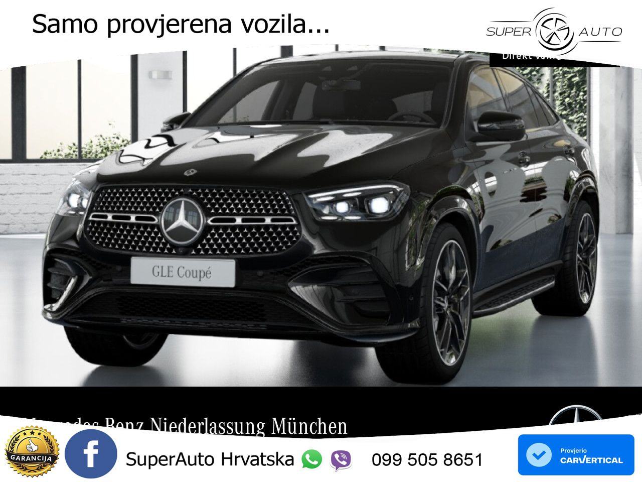 Mercedes GLE Coupe 450d (367 KS) EQ Boost 4MATIC 9G-TRONIC AMG LED+GR