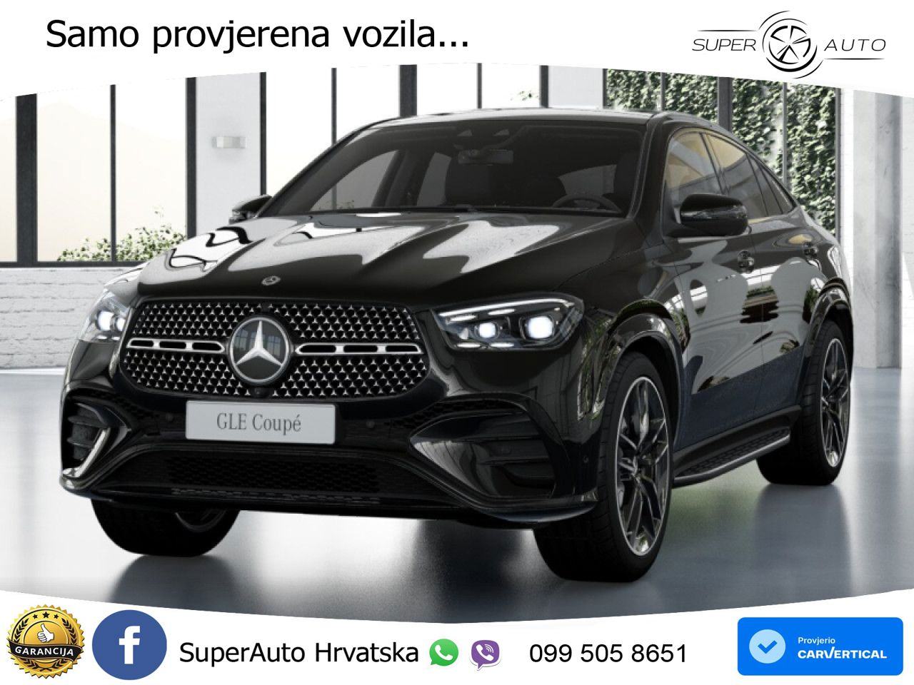 Mercedes GLE Coupe 450d (367 KS) EQ Boost 4MATIC 9G-TRONIC AMG LED+GR, fotografija 2