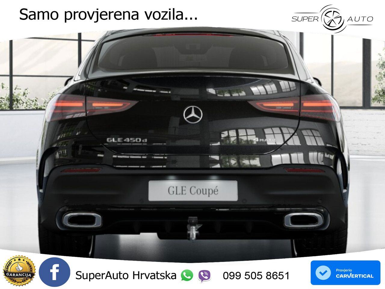 Mercedes GLE Coupe 450d (367 KS) EQ Boost 4MATIC 9G-TRONIC AMG LED+GR, fotografija 7