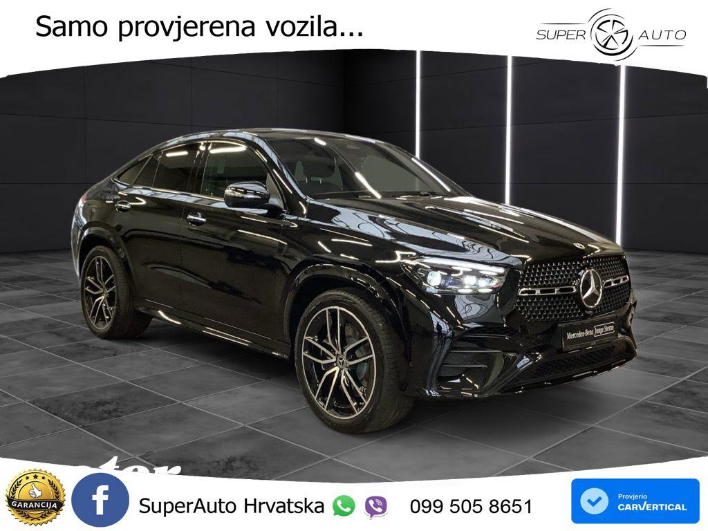 Mercedes GLE Coupe 450d (367 KS) EQ Boost 4MATIC 9G-TRONIC AMG LED+GR, fotografija 3